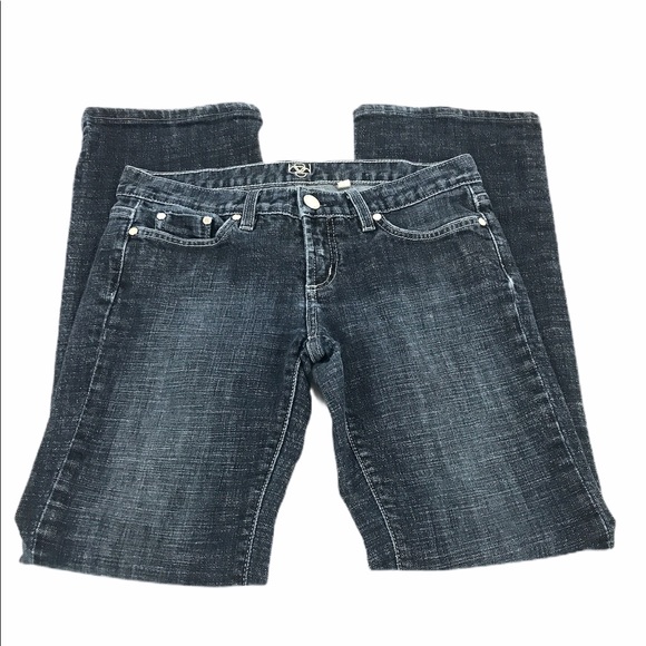 Bebe Carmen 5 Pocket Bootcut Jeans, Blue, 29 - Picture 3 of 8